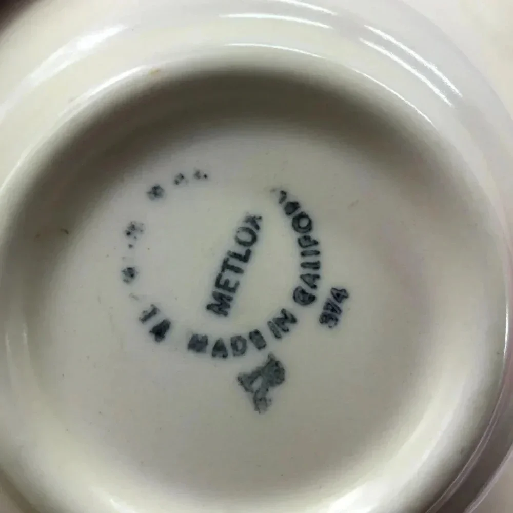 Rim Cereal Bowl Della Robbia by METLOX - POPPYTRAIL - VERNON set of 2